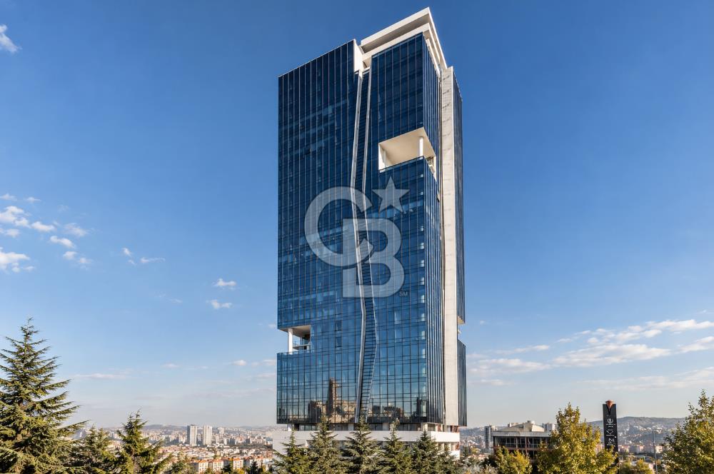 Satılık Turan Güneş Yıldız Kule’de 55 m² KDV’li Prestijli Ofis